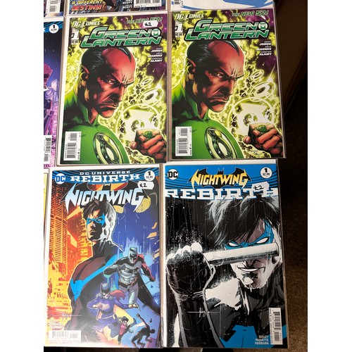 113 - DC New 52/Rebirth #1 issues (x28). DC Comics  28 comics in total. VFN Condition.