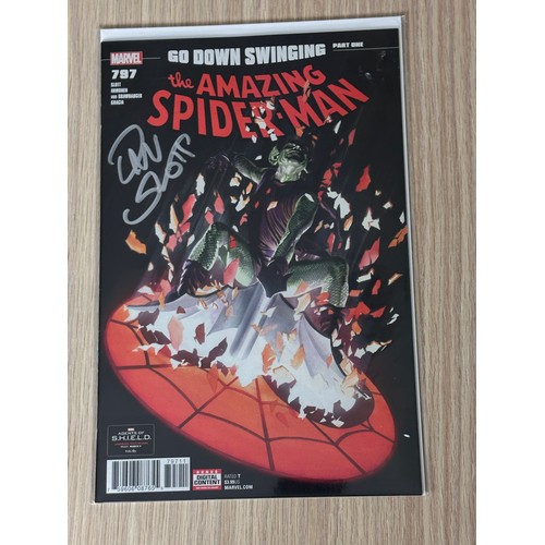 119 - Amazing Spider-Man issues signed by Dan Slott (x3)VFN Condition. Bagged & Boarded. Marvel Comics.