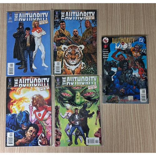 126 - THE AUTHORITY: MORE KEV #1 - 4 plus THE AUTHORITY vs LOBO #1. Wildstorm comics 2004. All VFN conditi... 