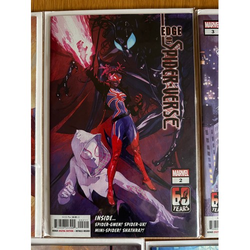 59 - EDGE OF SPIDER-VERSE Vol 2.  # 1 - 5 Complete Set Marvel Comics 2022. Many 1st Appearances. All NM, ... 