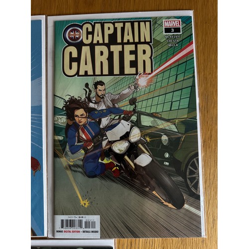 60 - CAPTAIN CARTER  #1 - 5 Complete Set. 1st App of Captain Carter in comic books.  Marvel  Comics 2022.... 