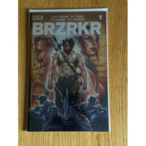 65 - BRZRKR #1  - Mark Brooks Gold Foil Variant.  Boom Comics 2021.