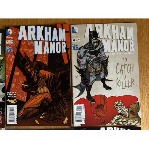 68 - ARKHAM MANOR #1  - 6 plus Arkham Manor Endgame #1 x 2. Complete comic run. DC Comics 2015. Batman. 8... 