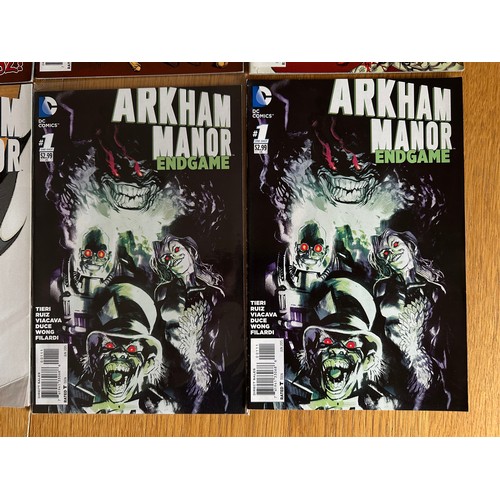 68 - ARKHAM MANOR #1  - 6 plus Arkham Manor Endgame #1 x 2. Complete comic run. DC Comics 2015. Batman. 8... 