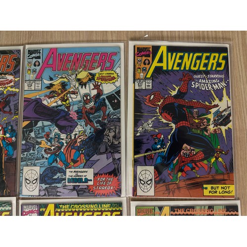 7 - AVENGERS #314 - 321. Marvel Comics 1990. Complete Run. 8 Comics in total. FN Condition. All Bagged &... 