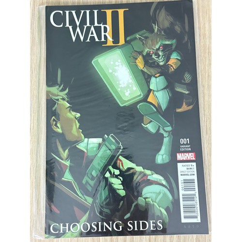 42 - CIVIL WAR II: CHOOSING SIDES #1. Two x Variant Covers. Marvel Comics  2016. FN Condition