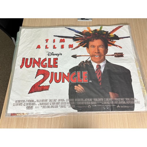 246 - Collection of 9 x 1990's Original Quad Movie Cinema Posters. all film posters are 30