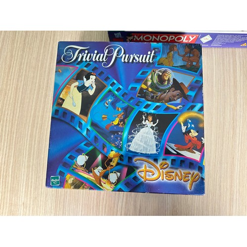 238 - DISNEY BOARD GAME COLLECTION. FEATURING DISNEY TRIVIAL PURSUIT, DISNEY TRIVIA AND DISNEY MONOPOLY. A... 