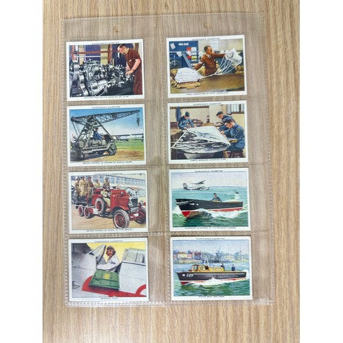 243 - CIGARETTE CARDS - THE R.A.F AT WORK, FULL SET OF 48 CARDS. 1937. Churchman Cigarettes - Excellent Co... 