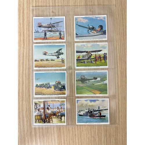 243 - CIGARETTE CARDS - THE R.A.F AT WORK, FULL SET OF 48 CARDS. 1937. Churchman Cigarettes - Excellent Co... 