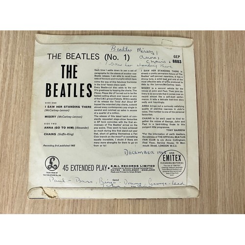 267 - 6 x ORIGINAL BEATLES  E.P's 7