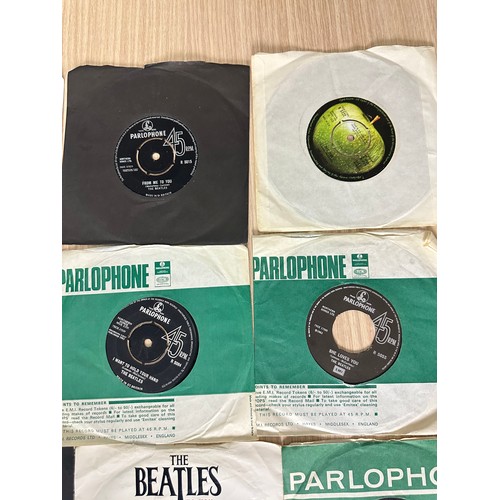 268 - 31 x THE BEATLES SINGLES - 7