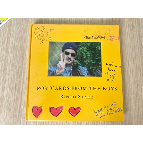 264 - POSTCARDS FROM THE BOYS - RINGO STARR - HARDBACK BOOK. Excellent Condition.