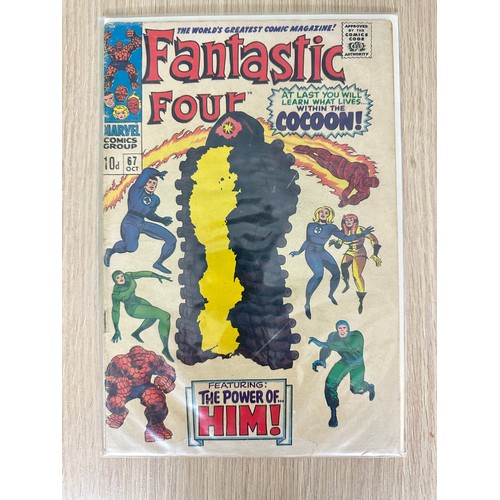 193 - FANTASTIC FOUR  #67. KEY SILVER AGE COMIC. First cameo appearance and origin of HIM, later known as ... 