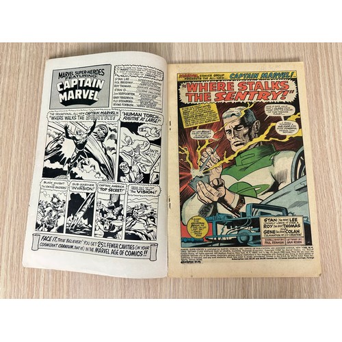 194 - MARVEL SUPERHEROES #13 FEATURING CAPTAIN MARVEL. First App of Carol Danvers. 2nd App of Captain Marv... 