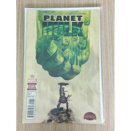 89 - PLANET HULK #1 ORIGINAL FIRST PRINT PLUS SKOTTIE YOUNG VARIANT COVER. 2 Marvel Comics 2015. Both NM ... 