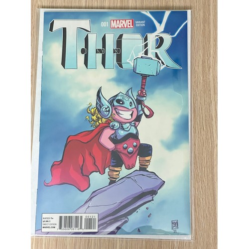 90 - THOR VOL. 4.  Skottie Young Variant Cover - Marvel Comics 2014. Collectible Variant Cover. NM/As New... 