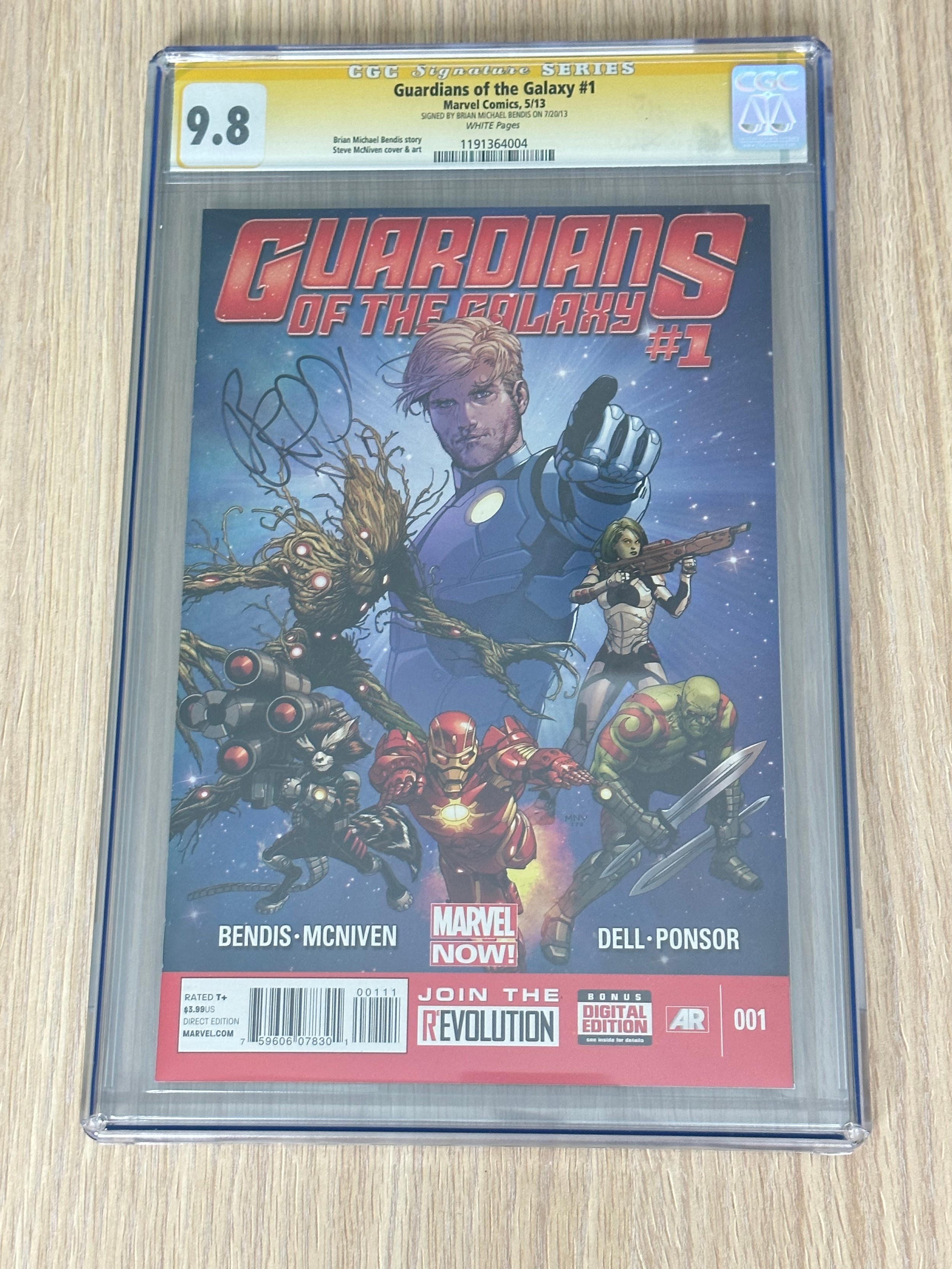 Sold Guardians of the Galaxy 1 CGC 9.8