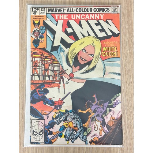 186 - UNCANNY X-MEN 131. First Appearance of The White Queen, Emma Frost, Second App of Dazzler. Marvel Co... 