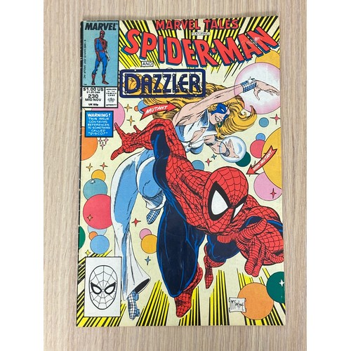 188 - MARVEL TALES #230 Featuring Spiderman and Dazzler.Cover art by Todd McFarlane, reprint of the Amazin... 