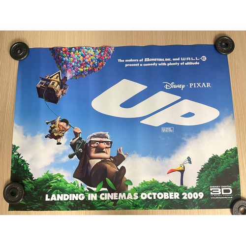 249 - 8 X DISNEY/PIXAR FILM MOVIE CINEMA QUAD POSTERS.
Featuring:
UP, INSIDE OUT, RATATOUILLE, FINDING DOR... 