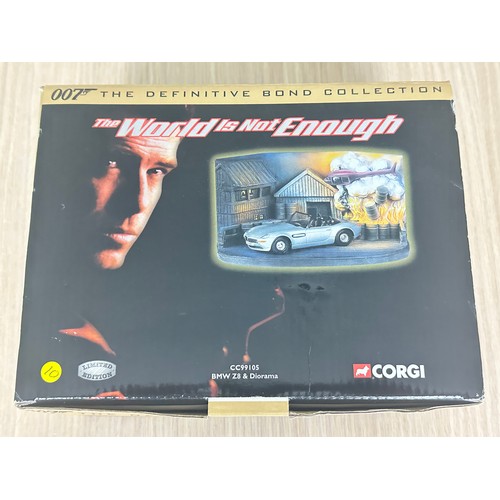 240 - Corgi CC99105 James Bond 007 Limited Edition BMW Z8 and Diorama. The Definitive Bond Collection. Mod... 