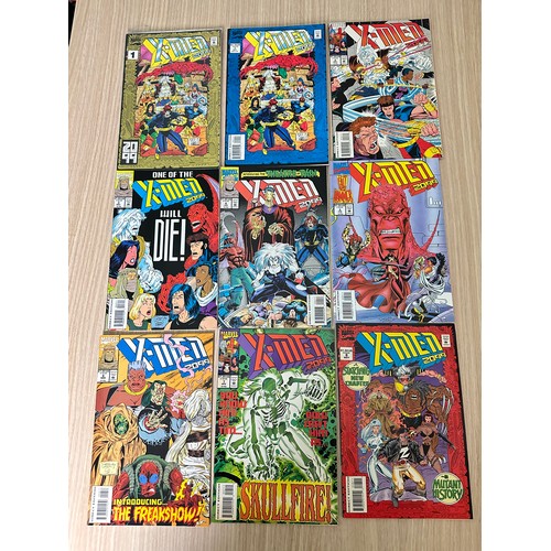 182 - X-Men 2099 1-34 (missing issue 19), plus specials. Marvel Comics 1993 Onwards. VFN Condition.