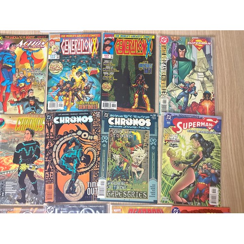 68A - BUNDLE OF COMICS. Consisting of 20 Comics Mostly DC & Marvel Comics. Featuring, X-Men, Superman, Gre... 