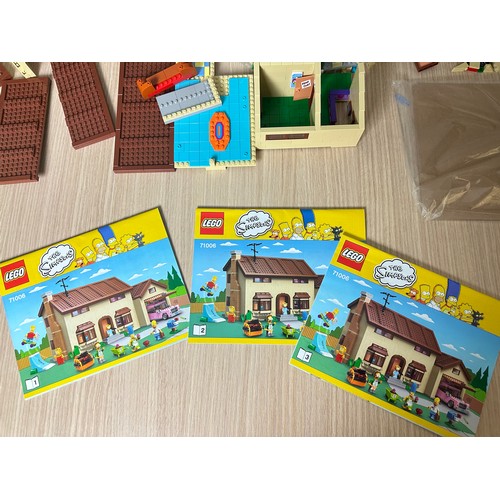 242A - LEGO: THE SIMPSONS HOUSE 71006 Retired Set, Fully complete with all instructions. Some elements part... 