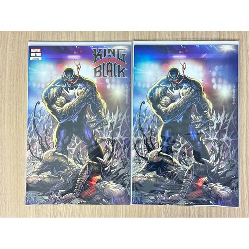 321 - KING IN BLACK #5 - Tyler Kirkham Variant set. Trade & Virgin Variants. Ali/Liston Homage. Marvel Com... 