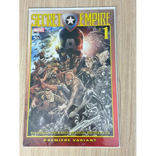 331 - Secret Empire #1. Mark Brooks Premier Variant. Marvel Comics 2017. NM/New. Bagged & Boarded.