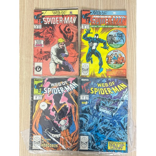 347 - WEB OF SPIDER-MAN BUNDLE. 8 Marvel Comics from 1987 onwards featuring: #30, 35, 38, 40, 4243, 50, 65... 