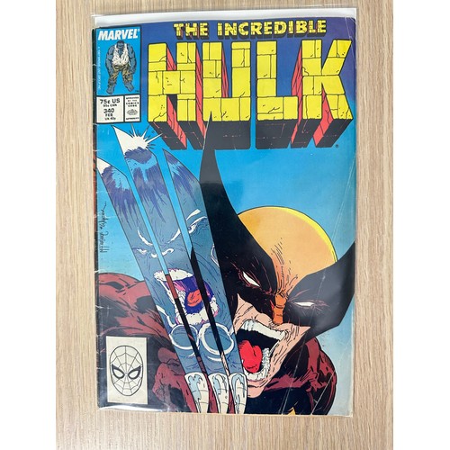 315 - INCREDIBLE HULK #340. KEY ISSUE. ICONIC COVER ART BY TODD MCFARLANE. Marvel Comics 1988. VG/FN Condi... 