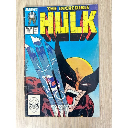 315 - INCREDIBLE HULK #340. KEY ISSUE. ICONIC COVER ART BY TODD MCFARLANE. Marvel Comics 1988. VG/FN Condi... 