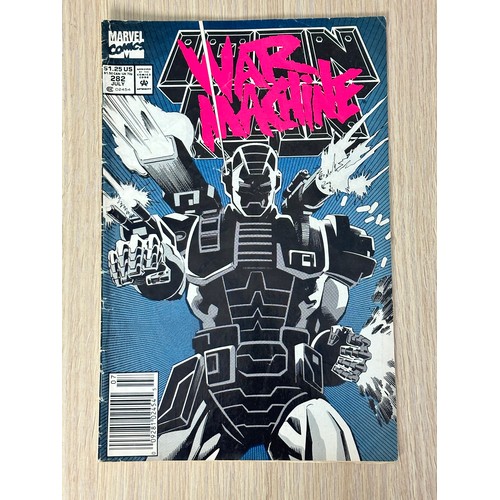 319 - IRON MAN #282. 1st Cover App of the War Machine Armor, worn by Tony Stark. Marvel Comics 1992. VG Co... 