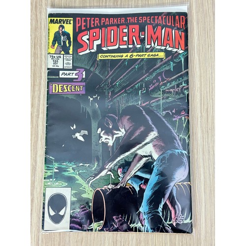 340 - PETER PARKER: THE SPECTACULAR SPIDER-MAN #131 + 132. Kravens last hunt storyline parts 3 & 6. Marvel... 