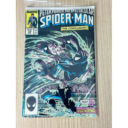 340 - PETER PARKER: THE SPECTACULAR SPIDER-MAN #131 + 132. Kravens last hunt storyline parts 3 & 6. Marvel... 