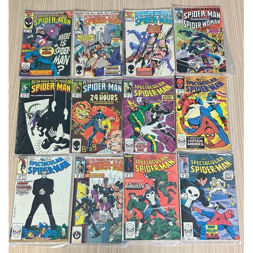 343 - PETER PARKER: THE SPECTACULAR SPIDER-MAN BUNDLE - 12 Comics from 1986 onwards. Featuring #117-119, 1... 