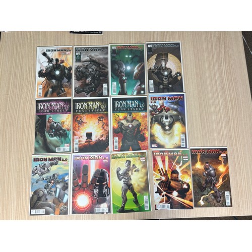 311 - IRON MAN 2.0 #1 - 12 . Complete Set. Marvel Comics 2011. includes  #7.1. 13 Comics in total. NM/As N... 