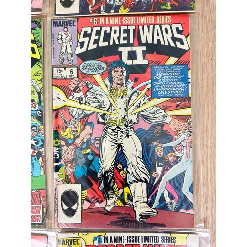 271 - SECRET WARS II #1 - 9. Complete set. 1st App & Death of Beyonder. Bronze Age Marvel Comics. All in F... 