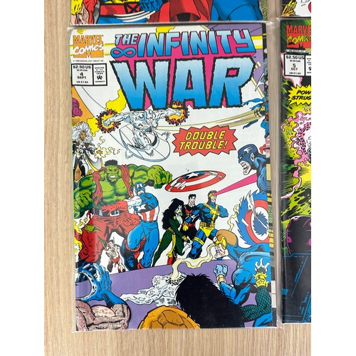 284 - THE INFINITY WAR #1 - 6 Complete Limited Series. 1st App of many Marvel doppelgangers. Marvel Comics... 