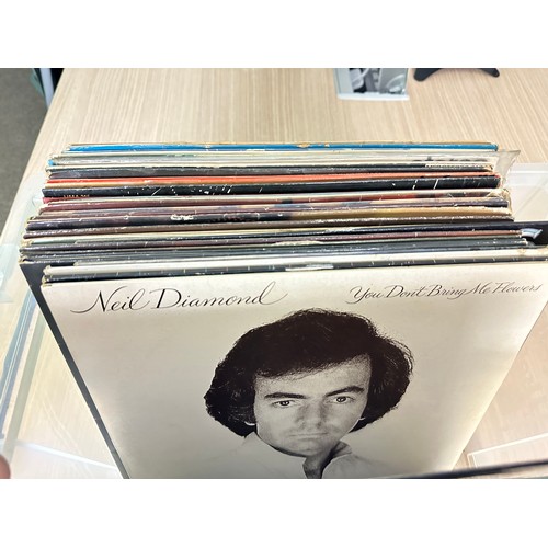 536 - 40 x VINYL ALBUM BUNDLE 33RPM Records. Easy Listening/Comedy/Classical. Features Neil Diamond, Nat K... 