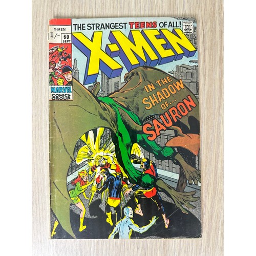 202 - UNCANNY X-MEN #60. 1st Appearance of Sauron. VG/FN Condition, Bagged & Boarded.