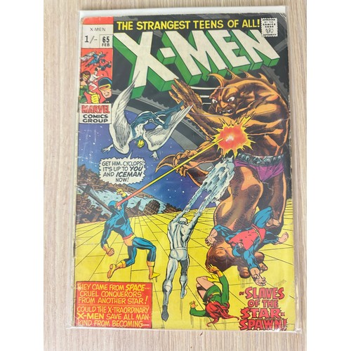 204 - UNCANNY X-MEN #64 - 66. 1st App of Sunfire, 1st App of the original team in the X-Men title. Marvel ... 
