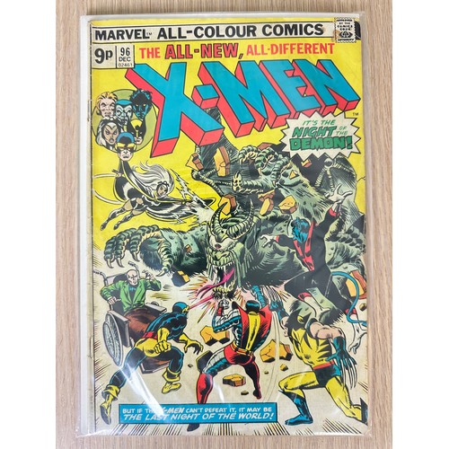 206 - UNCANNY X-MEN #96. 1st App of Moira McTaggert. 1st App of Steven Lang, 1st App of Kierrok. Marvel Co... 