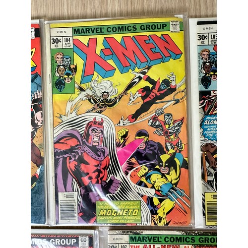 208 - UNCANNY X-MEN #103 - 107. Many Key issues. Wolverines first name revealed to be 'Logan', 1st App of ... 