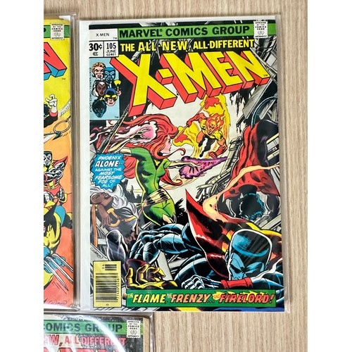 208 - UNCANNY X-MEN #103 - 107. Many Key issues. Wolverines first name revealed to be 'Logan', 1st App of ... 