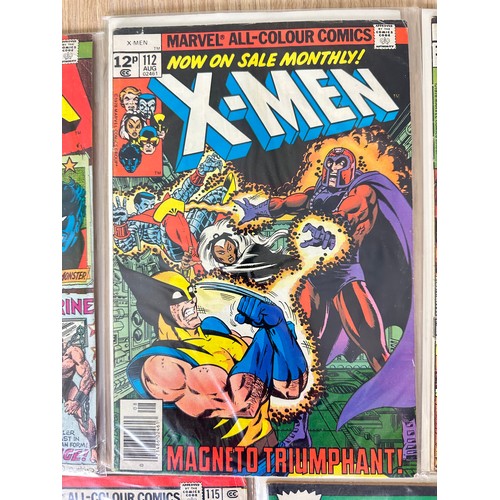 210 - UNCANNY X-Men 110 - 116.
#112 features Classic George Perez Cover Art. #114 First Time 'Uncanny' app... 