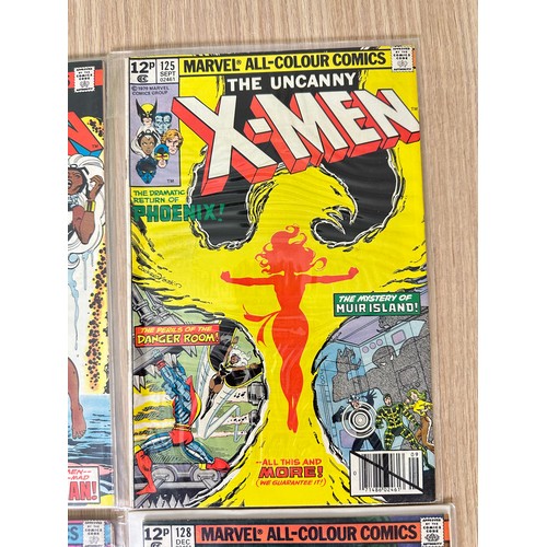213 - UNCANNY X-MEN #123 - 128. Including Key Issues. FN/VFN Condition. Marvel Comics 1979. 6 Comics in to... 