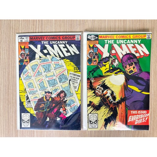 216 - UNCANNY X-MEN #141 & 142. 'Days of Future Past' Pts 1 & 2. Key Comics. Many First App's. Both FN/VFN... 